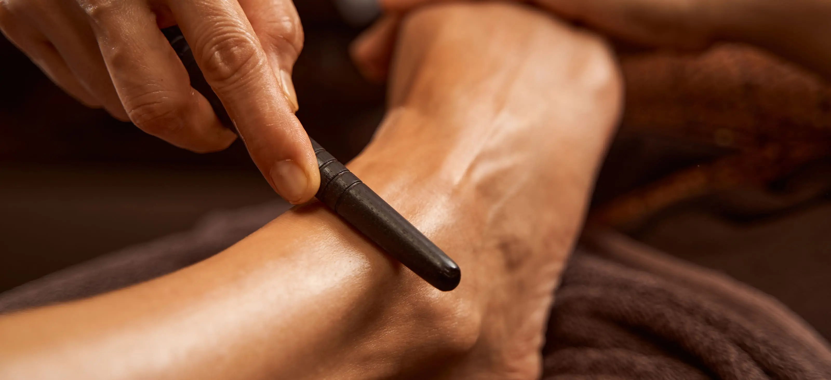 Reflexzonenmassage der Füße